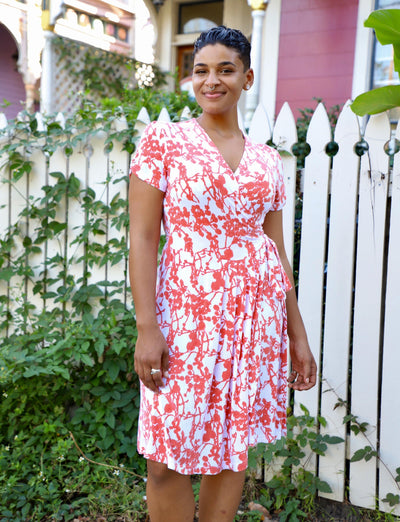 Charmed Organic Wrap Dress - Just Stuf Store