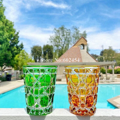 Colorful Glass Crystal Whiskey Glass - Free Shipping! - Just Stuf Store