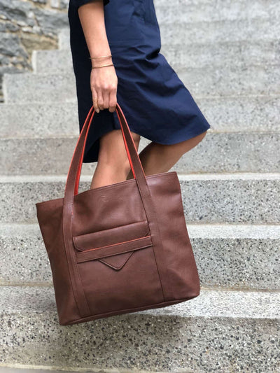 Borough Vegan Leather Tote - Just Stuf Store