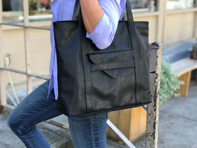 Borough Vegan Leather Tote - Just Stuf Store