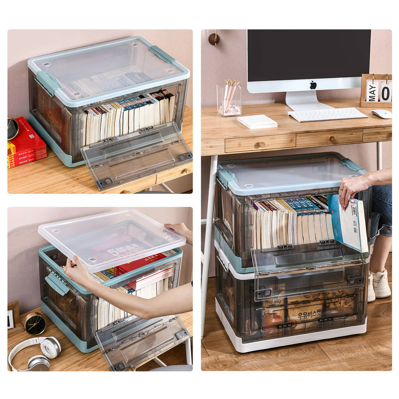 Stackable Storage Box with Wheels - Just Stuf Store