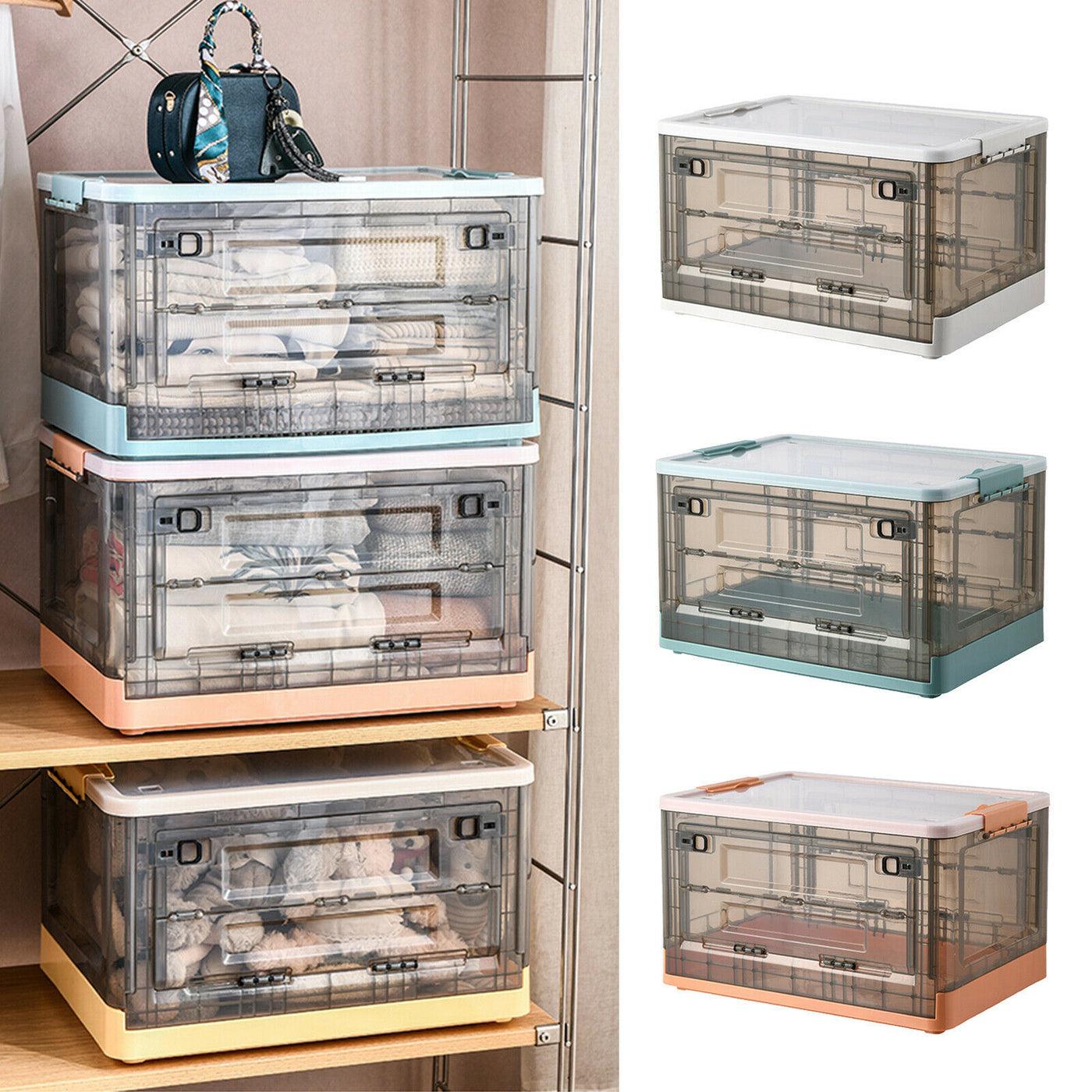 Stackable Storage Box with Wheels - Just Stuf Store