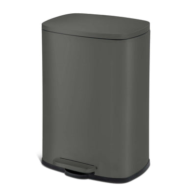 13.2 Gallon Trash Can, Rectangular Step On Kitchen Trash Can - Just Stuf Store