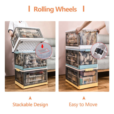 Stackable Storage Box with Wheels - Just Stuf Store