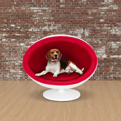 Modern Fiberglass Ball Pet Chair/Bed - Just Stuf Store