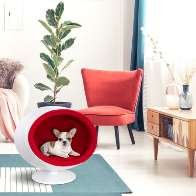 Modern Fiberglass Ball Pet Chair/Bed - Just Stuf Store